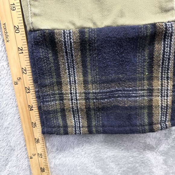 Driftwood Pants Womens 30 Green Colette Plaid Cuff Classic Fit Casual Stretch - Picture 8 of 10